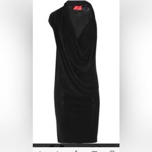 Lanvin crepe jersey knotted dress